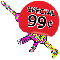 Fireworks - Fountain Fireworks - 99 CENT SPECIAL Slime Blaster Fountain