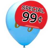 99 CENT SPECIAL Gender Reveal 12 inch Balloons Blue Fireworks For Sale - Gender Reveal Fireworks 