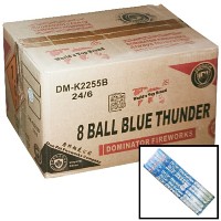 Fireworks - Wholesale Fireworks - 8 Ball Blue Thunder Roman Candle Wholesale Case 24/6