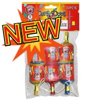 Fireworks - Miscellaneous Fireworks - Party Poppers 6 Piece