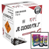 Jr Cuckoo Fountain Wholesale Case 72/3 Fireworks For Sale - Wholesale Fireworks 