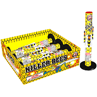 Killer Bee Fountain 4 Piece Fireworks For Sale - Fountain Fireworks 