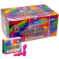 Dominator Strobe Flash Pot 240 Piece Fireworks For Sale - Strobe Effects 