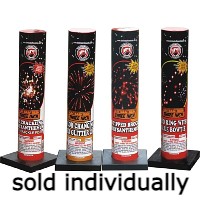 #500 Single Shot Tube Assorted Effects 1 Piece Fireworks For Sale - Single Shot Aerials 