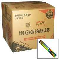 #10 Xenon Sparklers Wholesale Case 288/8 Fireworks For Sale - Wholesale Fireworks 