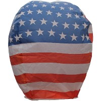 Fireworks - Novelties - Sky Lantern USA Flag 1 Piece