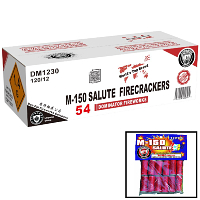 Fireworks - Wholesale Fireworks - M-150 Salute Firecrackers Wholesale Case 120/12
