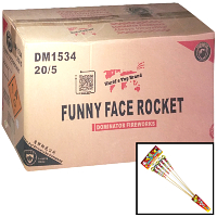 Funny Face Rocket Wholesale Case 20/5 Fireworks For Sale - Wholesale Fireworks 