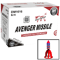 Fireworks - Wholesale Fireworks - Avenger Missile Wholesale Case 6/4