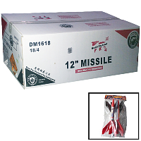 12 inch Missile Wholesale Case 18/4 Fireworks For Sale - Wholesale Fireworks 