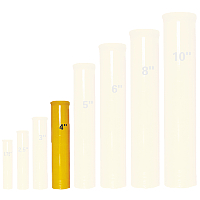 4 inch Fiberglass Mortar with Plug Fireworks For Sale - Fiberglass Mortar Tubes 