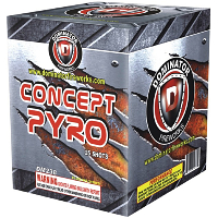 Fireworks - 200G Multi-Shot Cake Aerials - Concept Pyro 200g Fireworks Cake