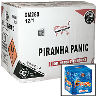Fireworks - Wholesale Fireworks - Piranha Panic Wholesale Case 12/1