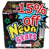 Neon Stars 200g Fireworks Cake Fireworks For Sale - 200G Multi-Shot Cake Aerials 