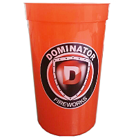 Fireworks - Fireworks Promotional Supplies - Dominator Logo Plastic Cup