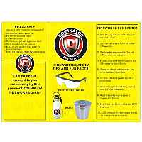 Fireworks Tri-Fold Safety Brochure Fireworks For Sale - Fireworks Promotional Supplies 