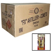 FX Artillery Comets Wholesale Case 12/6 Fireworks For Sale - Wholesale Fireworks 
