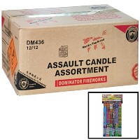 Assault Candle Assortment Wholesale Case 12/12 Fireworks For Sale - Wholesale Fireworks 