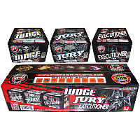 Judge Jury Executioner 500g Fireworks Assortment Fireworks For Sale - 500G Firework Cakes 