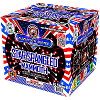 Star Spangled Mammoth 500g Fireworks Cake Fireworks For Sale - 500g Firework Cakes 