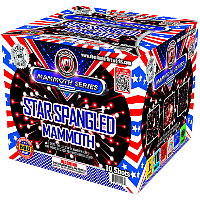 Fireworks - 500G Firework Cakes - Star Spangled Mammoth 500g Fireworks Cake