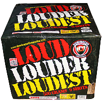 Fireworks - 500G Firework Cakes - Loud-Louder-Loudest 500g Fireworks Cake