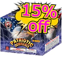 Patriotic Dominance 500g Fireworks Cake Fireworks For Sale - 500g Firework Cakes 