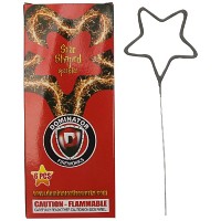 Star Shaped Sparklers 6 Piece Fireworks For Sale - Sparklers 