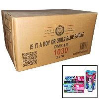 Is It a Boy or Girl? Blue Smoke Wholesale Case 24/6 Fireworks For Sale - Wholesale Fireworks 