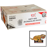 Fireworks - Wholesale Fireworks - Dirty Dog with Crackling Snake Wholesale Case 288/1