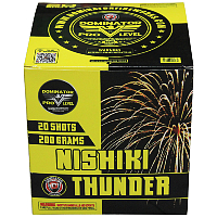 Nishiki Thunder 200g Fireworks Cake Fireworks For Sale - 200G Multi-Shot Cake Aerials 