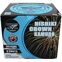 Fireworks - 500g Firework Cakes - Nishiki Crown Kamuro Pro Level 500g Fireworks Cake