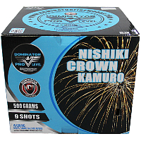 Fireworks - 500G Firework Cakes - Nishiki Crown Kamuro Pro Level 500g Fireworks Cake