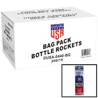 Fireworks - Wholesale Fireworks - Bag Pack Bottle Rockets Wholesale Case 200/15