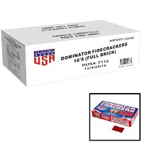 Dominator USA Firecrackers 16s Full Brick Wholesale Case 960/16 Fireworks For Sale - Wholesale Fireworks 