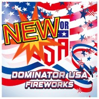 1M x 1M Dominator USA Banner Fireworks For Sale - Fireworks Promotional Supplies 
