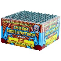 100 Shot Saturn Missile Battery Fireworks For Sale - Missiles 