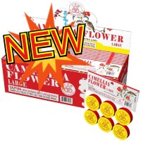Camellia Flower Large Spinner 120 Piece Fireworks For Sale - Spinners 