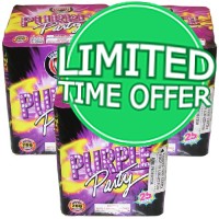 Fireworks - 200G Multi-Shot Cake Aerials - Limited Time Offer Buy One Get Two Purple Party 200g Fireworks Cake