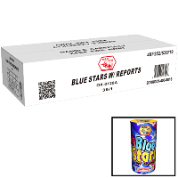 Fireworks - Wholesale Fireworks - Blue Stars with Reports Wholesale Case 36/1