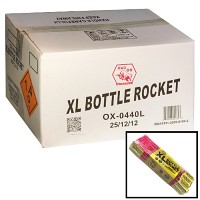 Fireworks - Wholesale Fireworks - Large Bottle Rocket with Report Wholesale Case 300/12