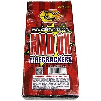 Fireworks - Firecrackers - Mad Ox Firecrackers 100s Brick 20 String