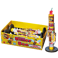 Fireworks - Fountain Fireworks - Killer Bee Fountain 4 Piece