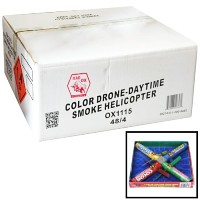 Color Drone Daytime Smoke Helicopter Wholesale Case 48/4 Fireworks For Sale - Wholesale Fireworks 
