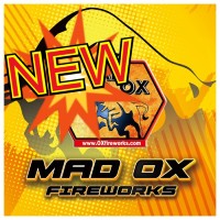 1M x 1M Mad Ox Banner Fireworks For Sale - Fireworks Promotional Supplies 