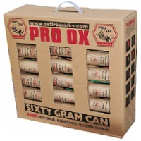Pro Ox Sixty Gram Can 18 Shot Reloadable Artillery Fireworks For Sale - Reloadable Artillery Shells 