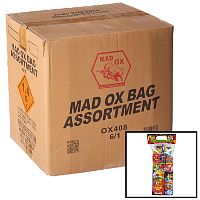 Mad Ox Assortment Bag Wholesale Case 6/1 Fireworks For Sale - Wholesale Fireworks 