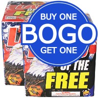 Fireworks - BOGO! Buy One Get One Free Fireworks Special - Buy One Get One Land of the Free 500g Fireworks Cake