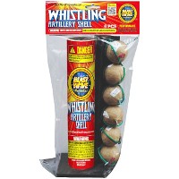 Poly Pack Whistling Artillery Shells 6 Shot Reloadable Artillery Fireworks For Sale - Reloadable Artillery Shells 