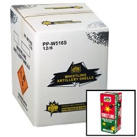 Whistling Artillery Shells 6 Shot Wholesale Case 12/6 Fireworks For Sale - Wholesale Fireworks 